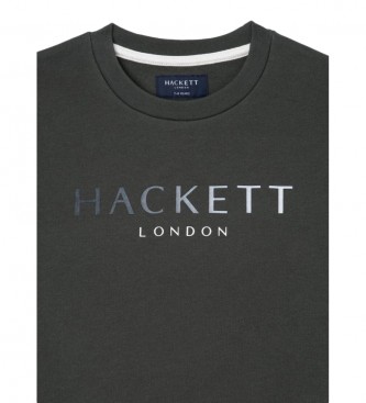 Hackett London Sudadera Logo Estampado verde