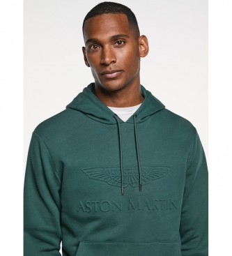 HACKETT Green Logo embossed sweatshirt