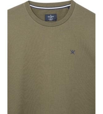Hackett London Sweatshirt Logo groen