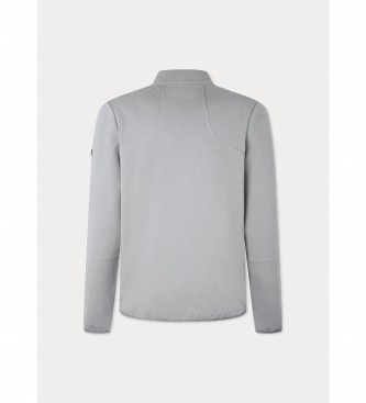 Hackett London Camisola Semi Quilted Sweatshirt cinzenta