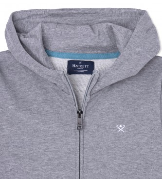 Hackett London Sweatshirt Tape grau