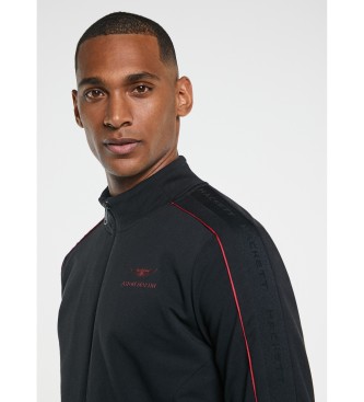 Hackett London Sudadera Chndal Cremallera Negro