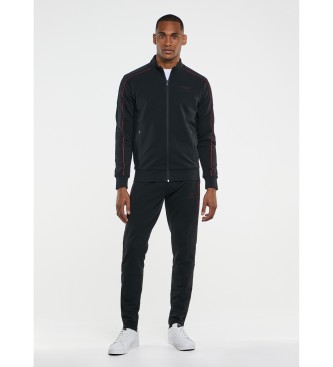Hackett London Sudadera Chndal Cremallera Negro