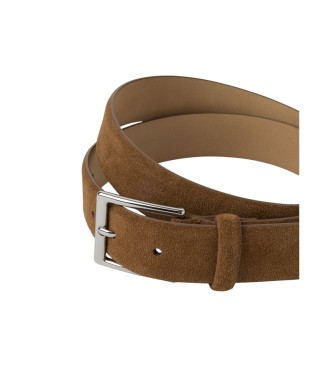 Hackett London Feather Edge brown belt