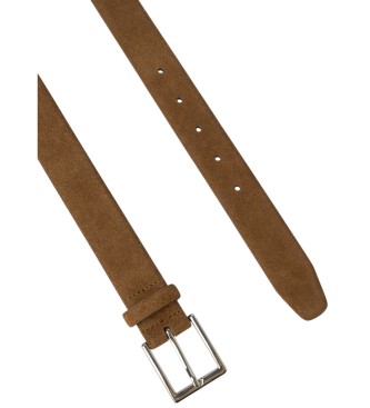 Hackett London Feather Edge brown belt