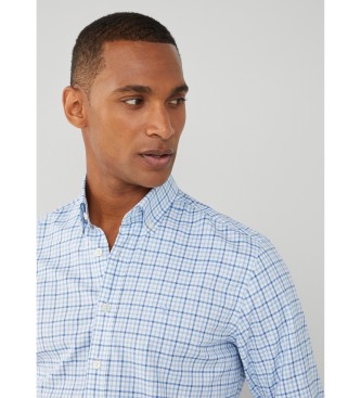 Hackett London Camisa de vero s riscas azul