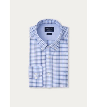 Hackett London Ginghamskjorta sommarbl