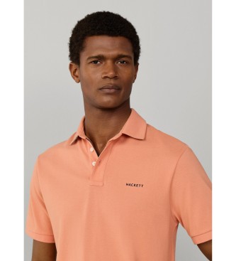 Hackett London Polo Trim Island naranja