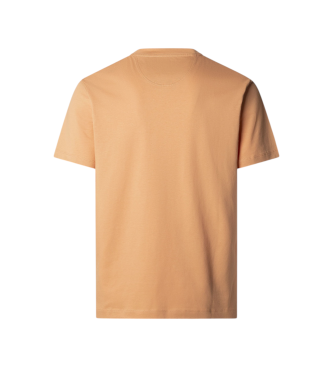 Hackett London T-shirt Island cor de laranja