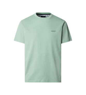 Hackett London T-shirt verde da ilha