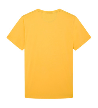 Hackett London Swim Trim Logo T-shirt jaune