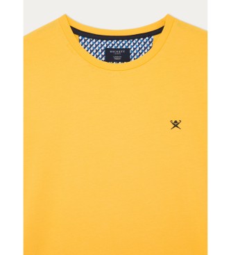 Hackett London Swim Trim Logo T-shirt jaune