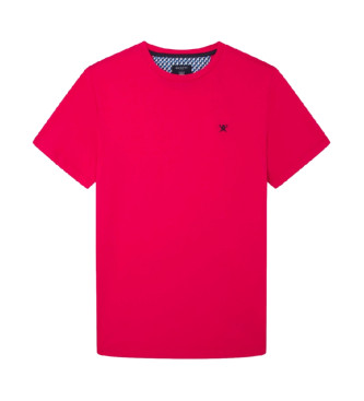 Hackett London Camiseta Swim Trim Logo fucsia