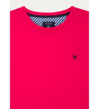 Hackett London T-shirt de bain avec logo fuchsia