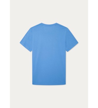 Hackett London T-shirt Swim Trim Logo azul