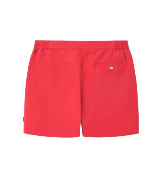 Hackett London Maillot de bain Tailored Solid rouge
