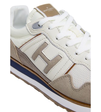 Hackett London Sneakers in pelle beige Telfor Vibesun