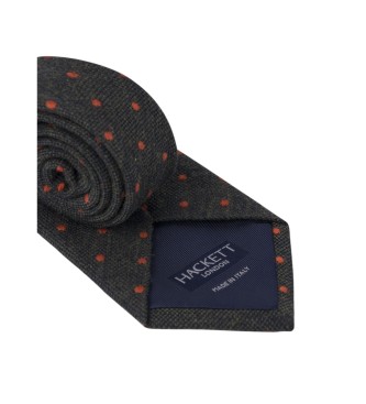 Hackett London Tie Text green