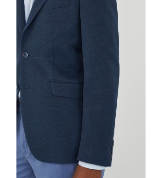 Hackett London Jacket Texture Nylon Bib navy
