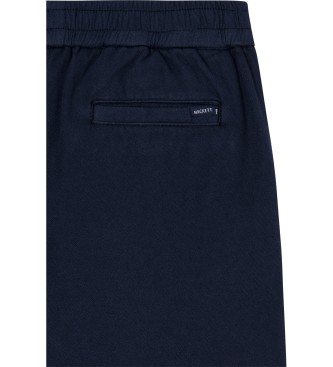 Hackett London Pantaloni jogger testurizzati blu scuro