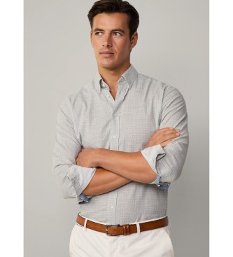 Hackett London Chemise ajuste verte