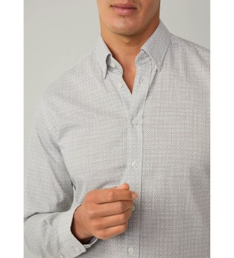 Hackett London Chemise ajuste verte