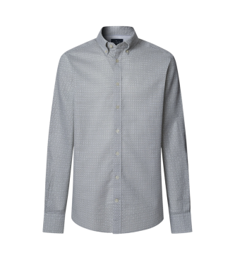 Hackett London Tailored fit skjorta grn