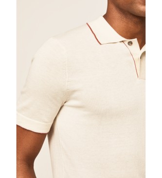 Hackett London Polo Tipped Knit beige