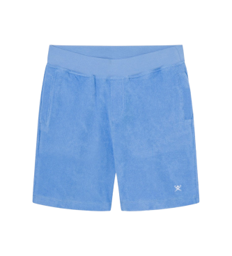 Hackett London Towelling Bermuda shorts blue
