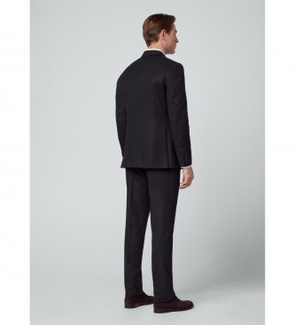 Hackett London Abito in flanella grigia