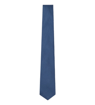 Hackett London Cravatta in seta tricolore blu scuro