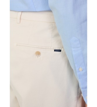 Hackett London Pantaln Chino fit sloane blanco