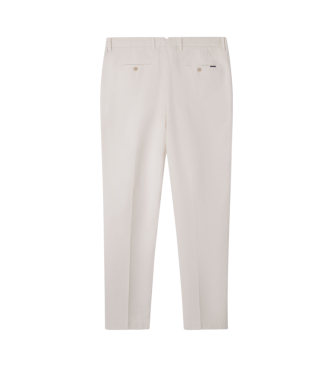 Hackett London Pantaln Chino fit sloane blanco