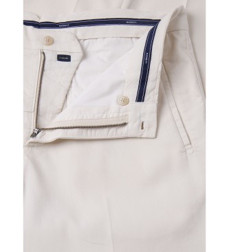 Hackett London Pantaln Chino fit sloane blanco