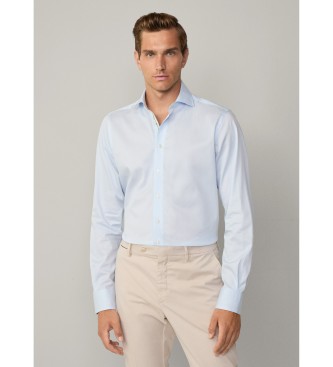 Hackett London Chemise bleue de coupe classique