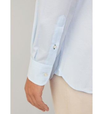 Hackett London Chemise bleue de coupe classique