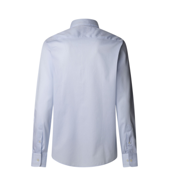 Hackett London Chemise bleue de coupe classique