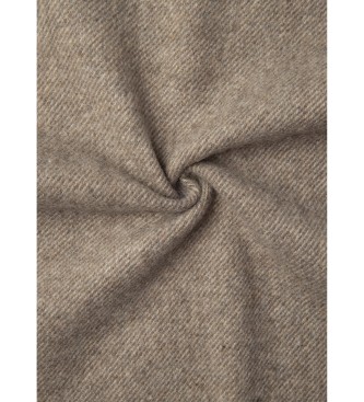 Hackett London Beige Twill-scarf