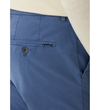 Hackett London Ultra niebieskie spodnie