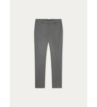 Hackett London Spodnie chino K szary