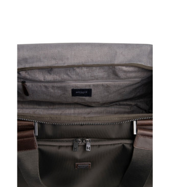 Hackett London Travel bag khaki, brown