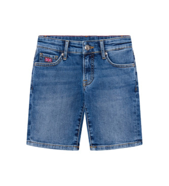 Hackett London Vintage Denim Shorts blau
