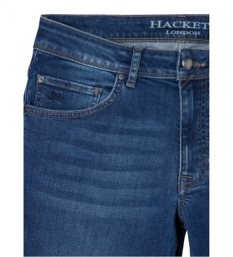 Hackett London Jeans vintage slim blu