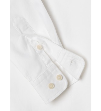 Hackett London Camisa Oxford lavada branca