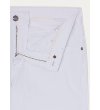 Hackett London Kontrastne bele hlače