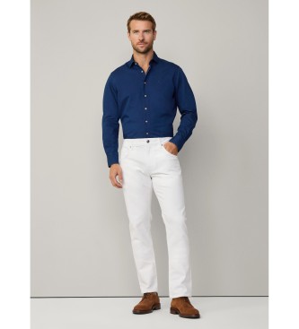 Hackett London Jeans fit slim blanco