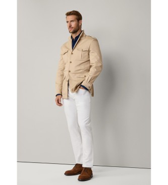 Hackett London Jeans fit slim blanco