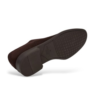 Hackett London Woking Oxford S leather shoes brown