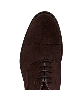 Hackett London Woking Oxford S leather shoes brown