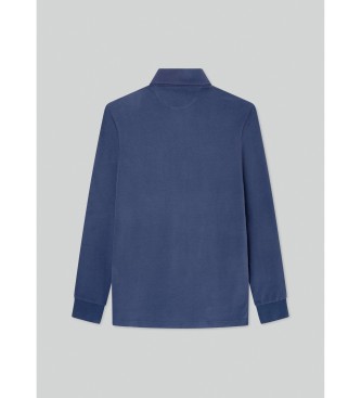 Hackett London Trim Rugby navy polo shirt